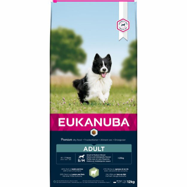 Zooservice. Eukanuba Dog Adult Small / Medium Breed Lamb & Rice, 12 Kg