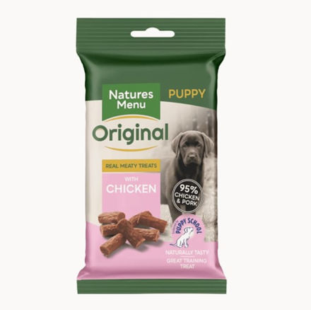 Natures Menu Snacks Hund Puppy Kylling 60g