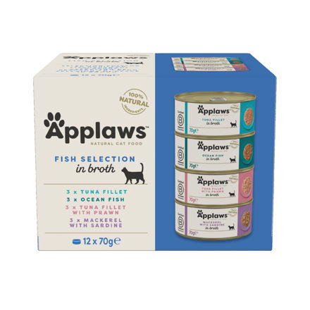 Applaws Katt Konserv Fish Collection Pack 12x70g